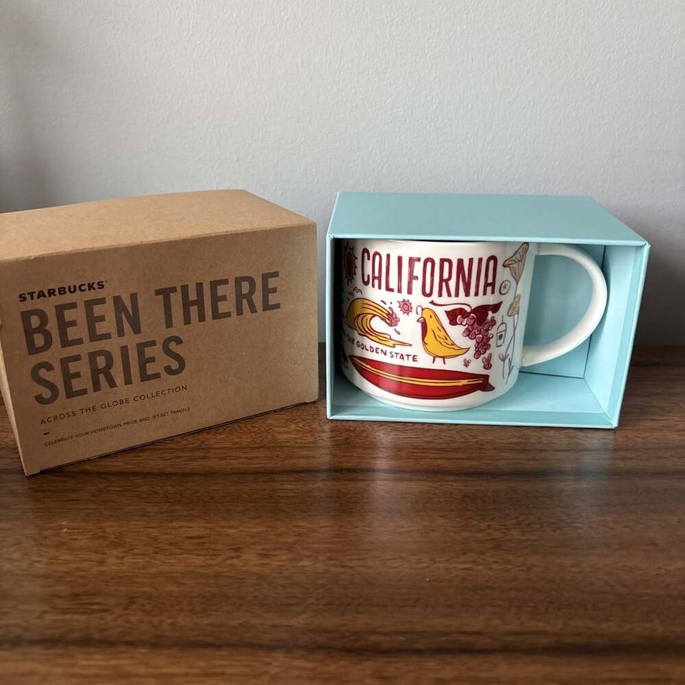 NIB STARBUCKS BEEN THERE SERIES CALIFORNIA MUG 14 OZ.